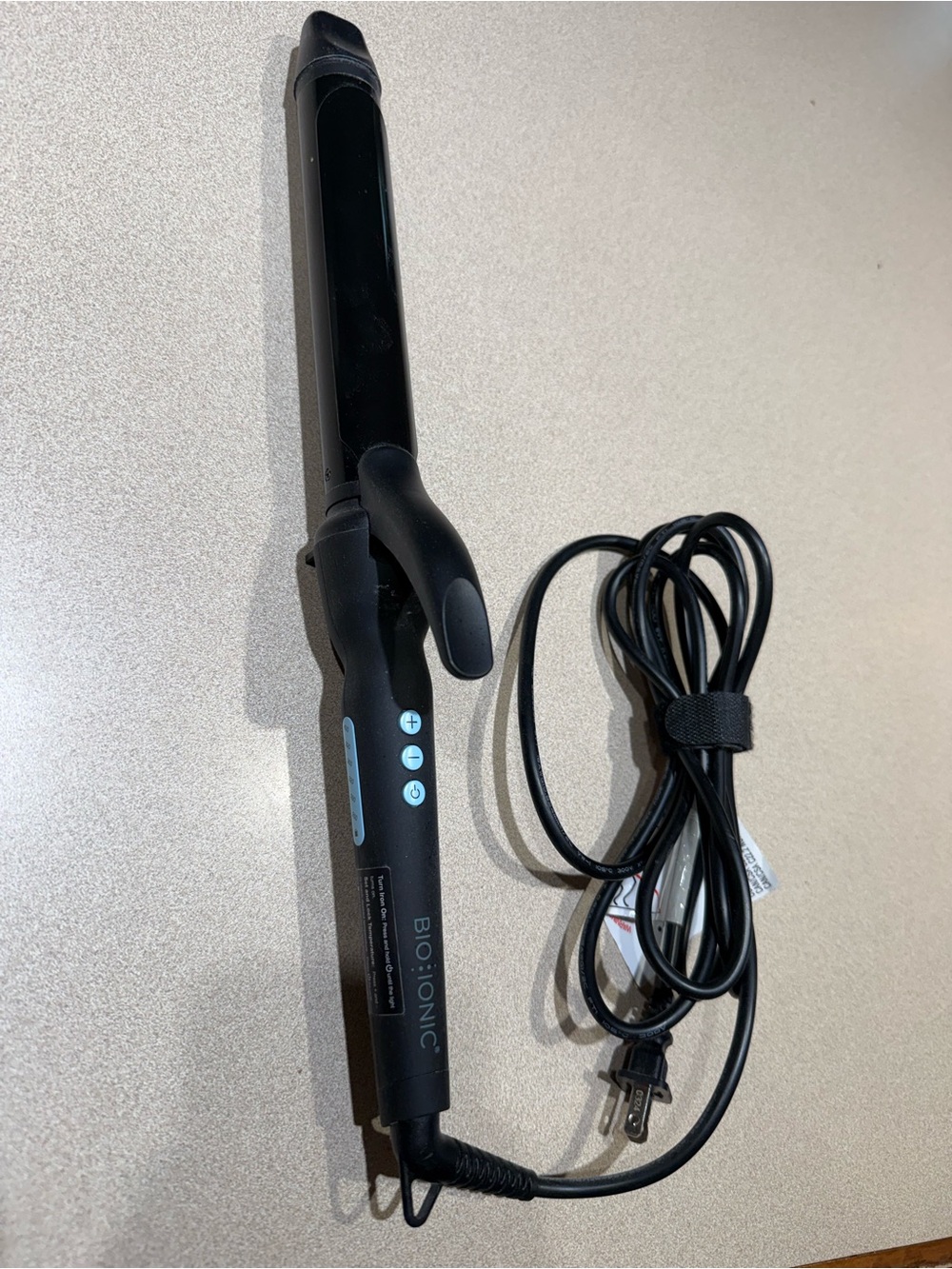Babybliss long barrel 1.5 inch bio ionic curling iron